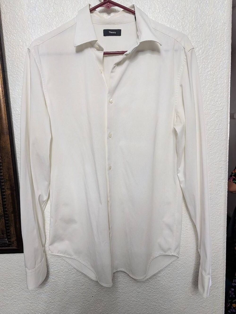 Theory long sleeve button down shirt for men